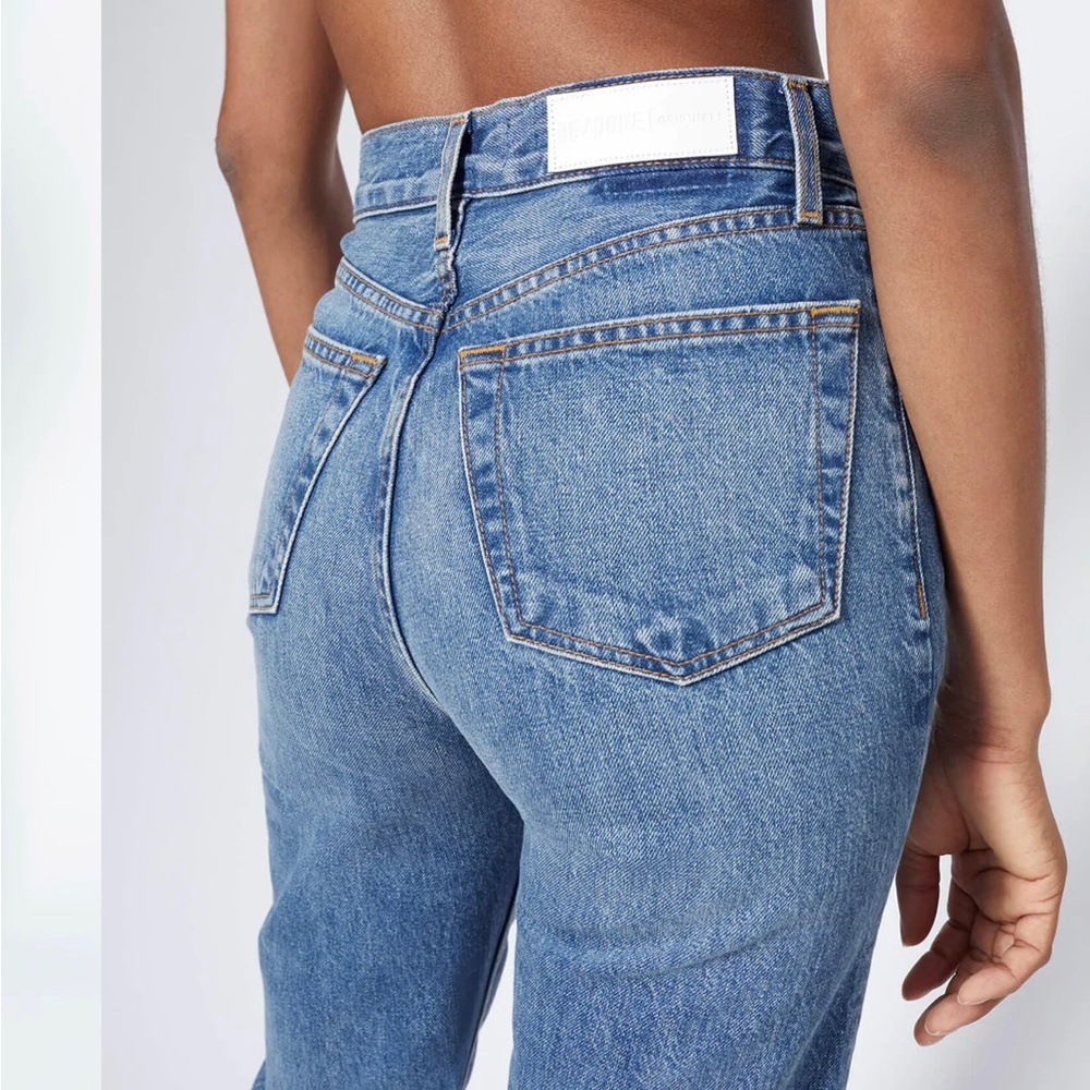👖Redone high rise stovepipe jeans